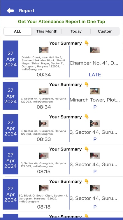 Harsac Attendance App