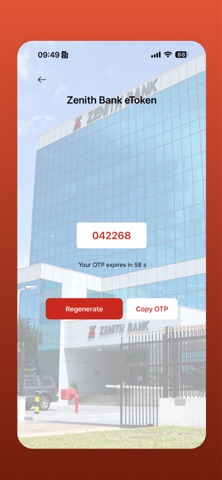 eToken Zenithbank Ghana screenshot