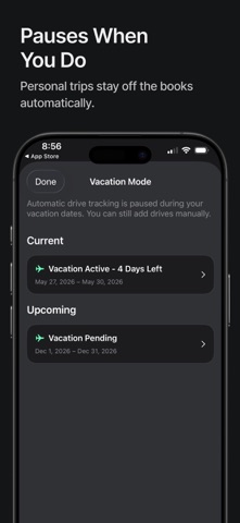MileWise: Mileage Tracker Log iPhone screenshot