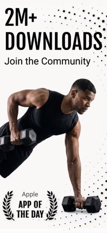 Gym Fitness & Workout Planner iPhone screenshot