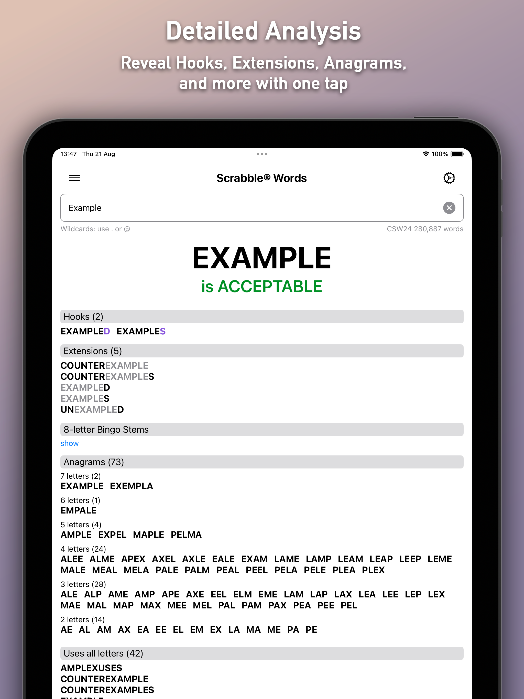 Scrabble® Word Checker