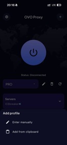 OVO Proxy Client screenshot