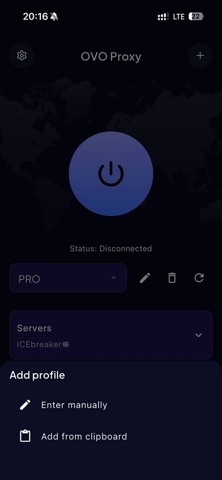 OVO Proxy Client Screenshot 3 of 3