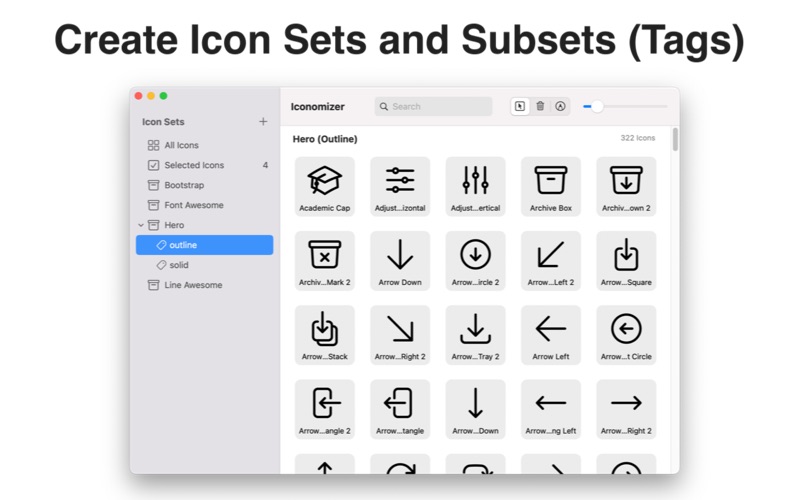 Iconomizer screenshot