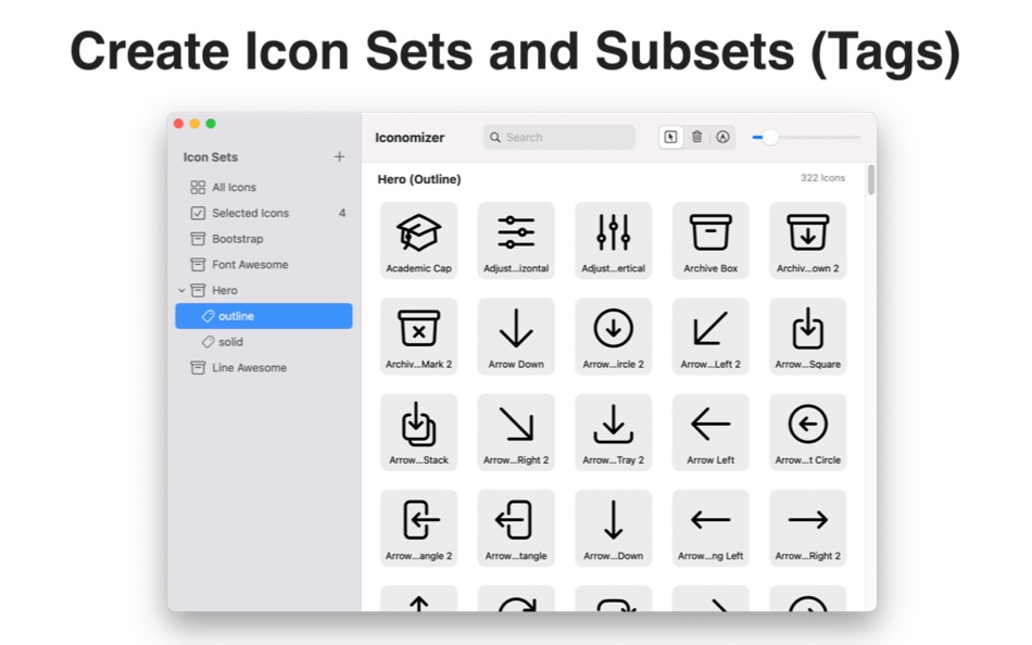 #3. Iconomizer (macOS) di: Cocoawerks