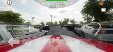 Derby Madness - Observe fast and hard actions, including push-outs and spin-outs, as cars navigate a tight urban circuit.