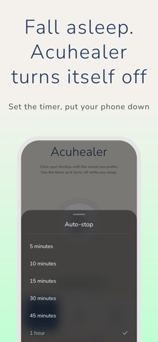 Acuhealer · Tinnitus & Sleep のスクリーンショット