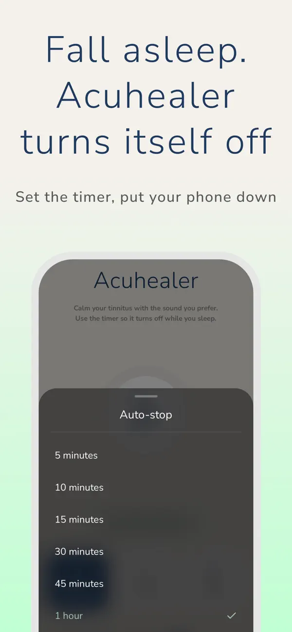 Screenshot #2 pour Acuhealer · Tinnitus & Sleep