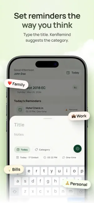 KenRemind: Ethiopian Reminder screenshot 4