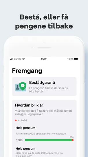 Jegerappen - Bestå Jegerprøven iPhone-skjermbilde 7