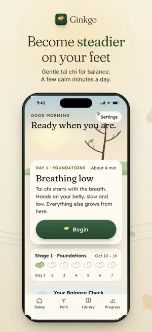 Ginkgo: Tai Chi for Balance screenshot 1