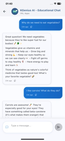KGenius AI iPhone screenshot