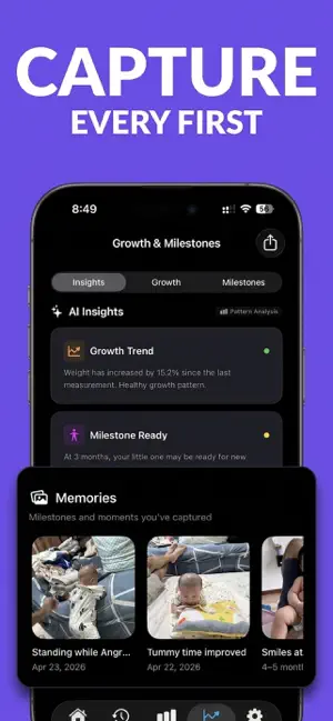 Babi: Baby Tracker & Milestone screenshot 2
