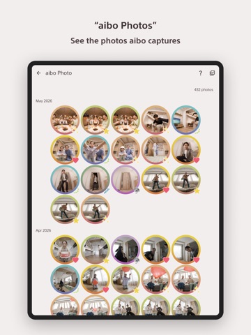 My aibo iPad screenshot