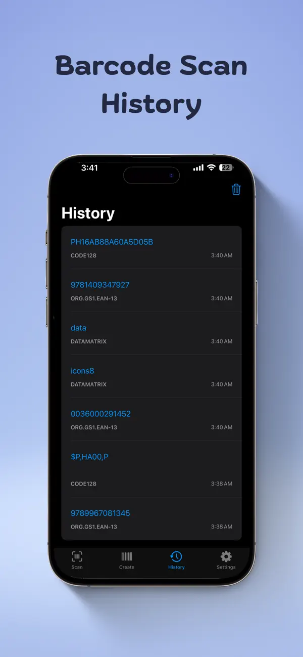 Screenshot #3 pour Barcode Scanner+ Generator Pro