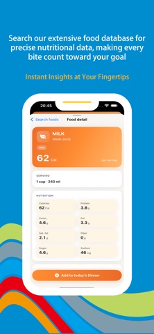 Wonder Nourish - Diet Tracker iPhone screenshot