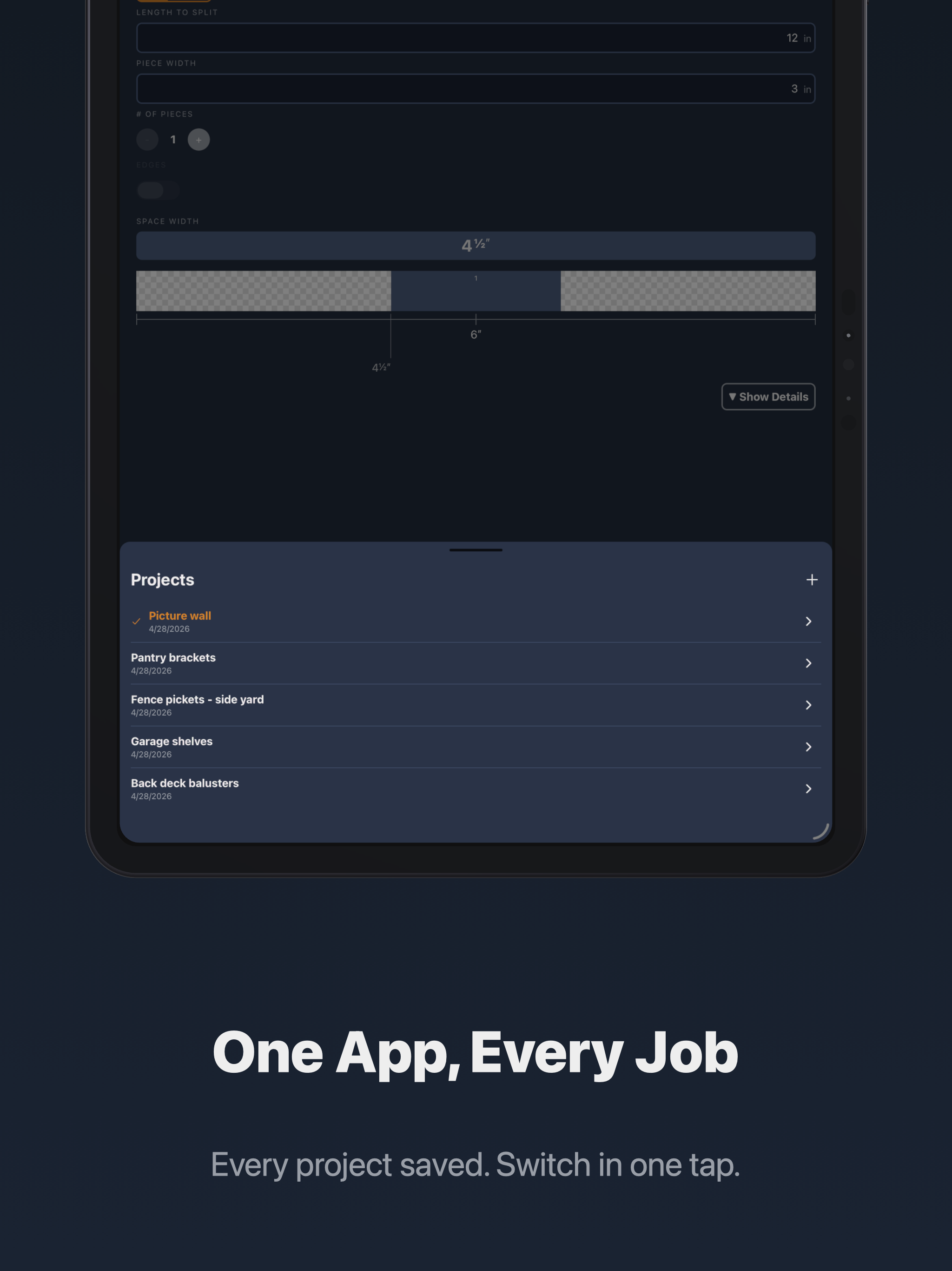 Even Spacing Calculator