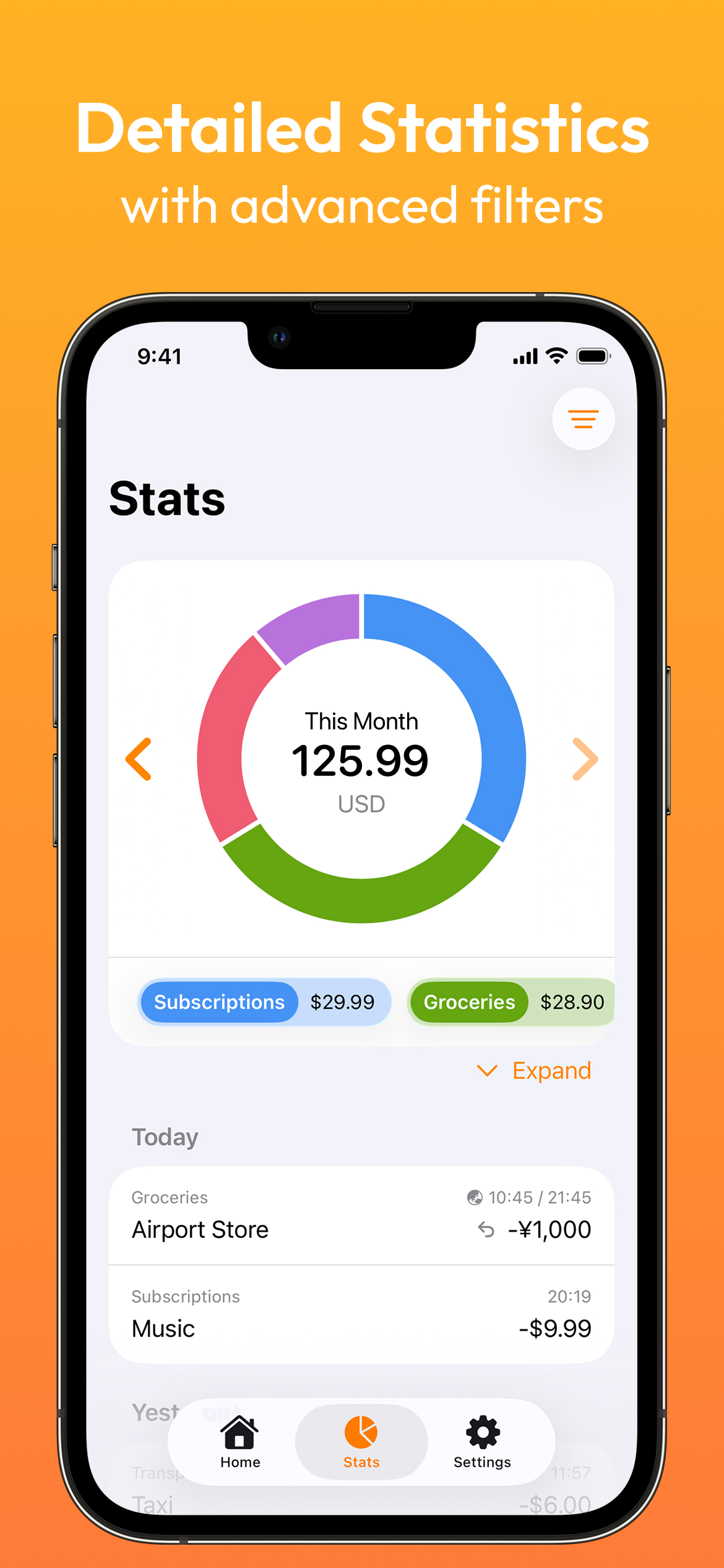 Squirrel - Expense Tracker screenshot 3
