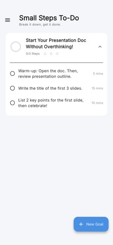 Small Steps To-Do Screenshot 3 of 7