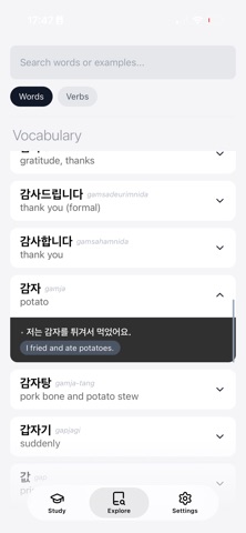 Korean Learner Screenshot 2 of 3