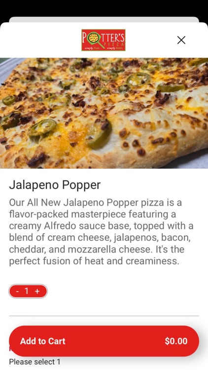 Potter's Pizza screenshot-3