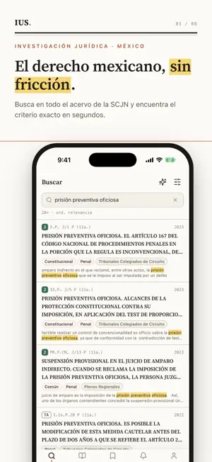 IUS - Tesis y leyes de México screenshot 1