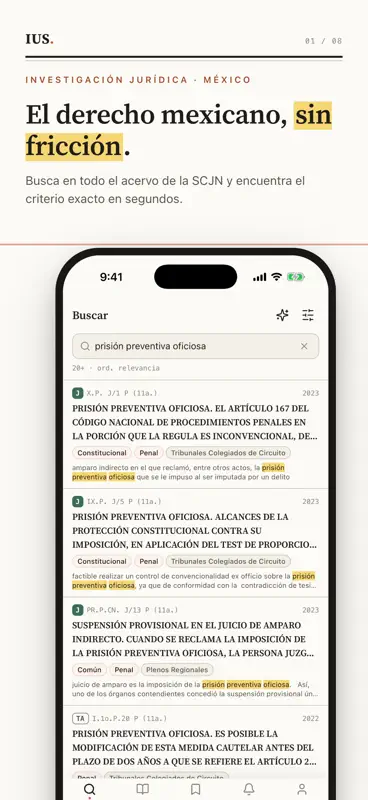 IUS - Tesis y leyes de México screenshot 1 of 8