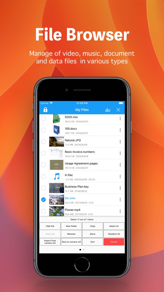 #1. MovieVault ~ File Manager (iOS) 由: 哲 田