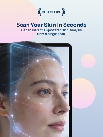 GlowScan AI Skin Acne Scanner iPad screenshot