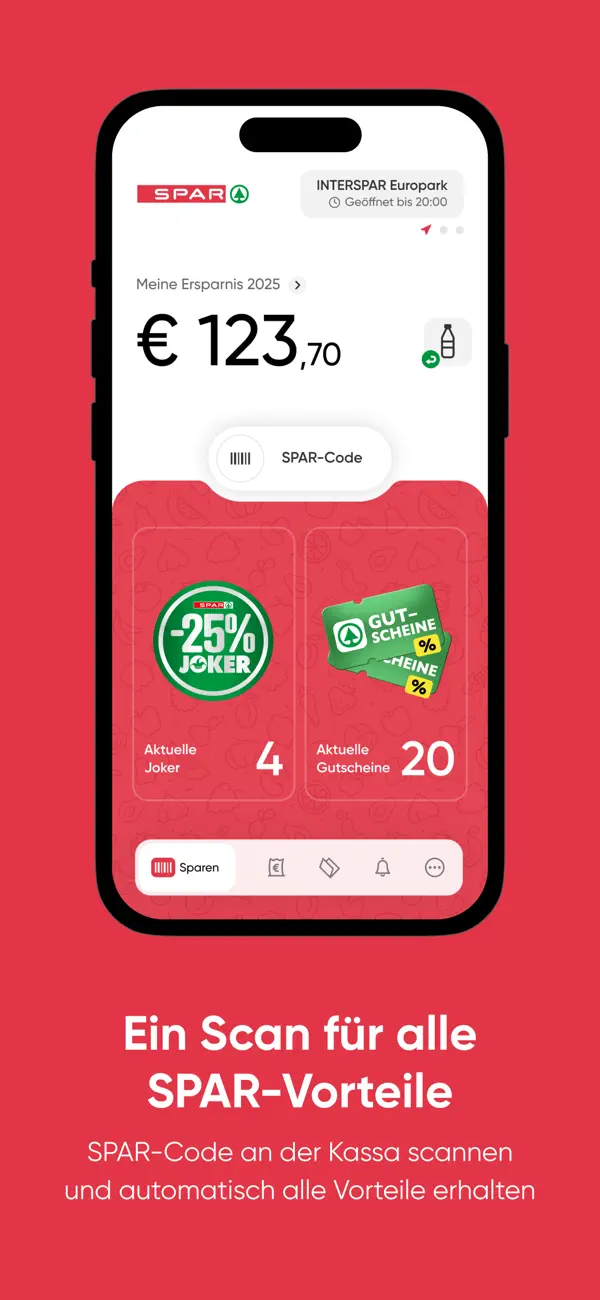 SPAR iPhone App Screenshot 1 – Shopping