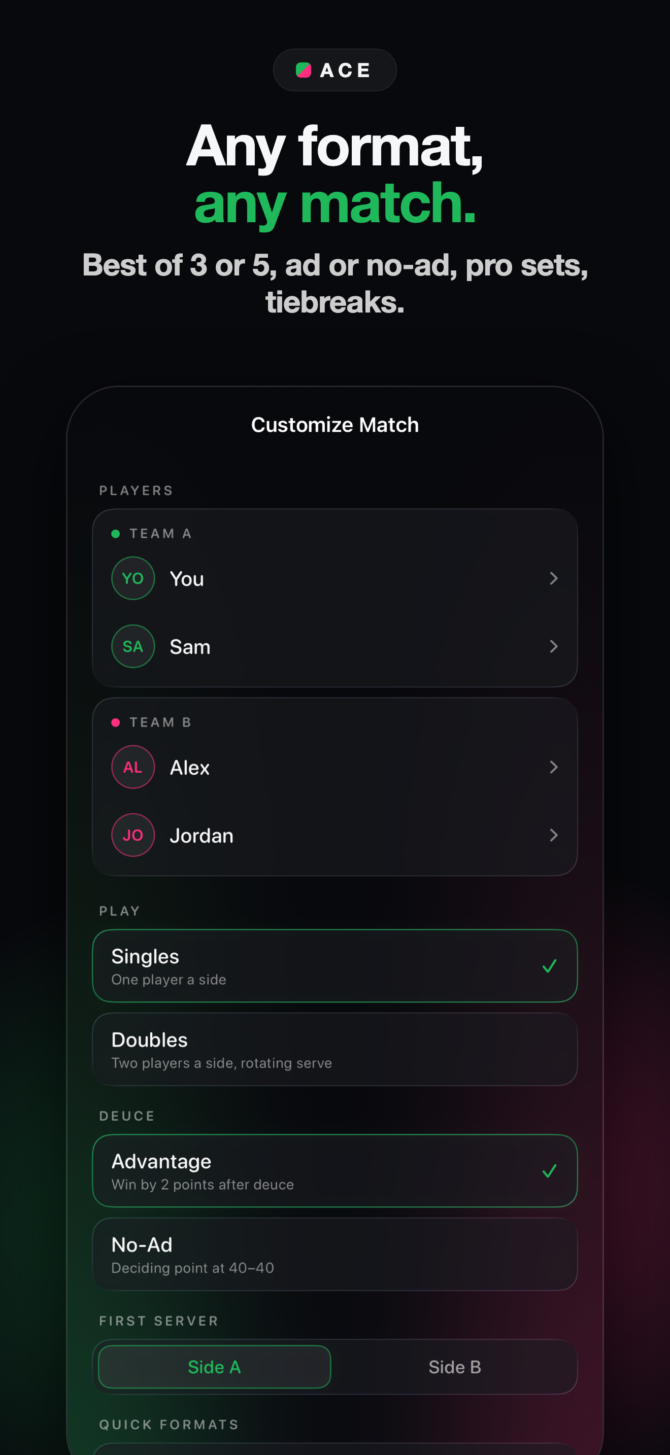Tennis Scoreboard: Ace screenshot 6