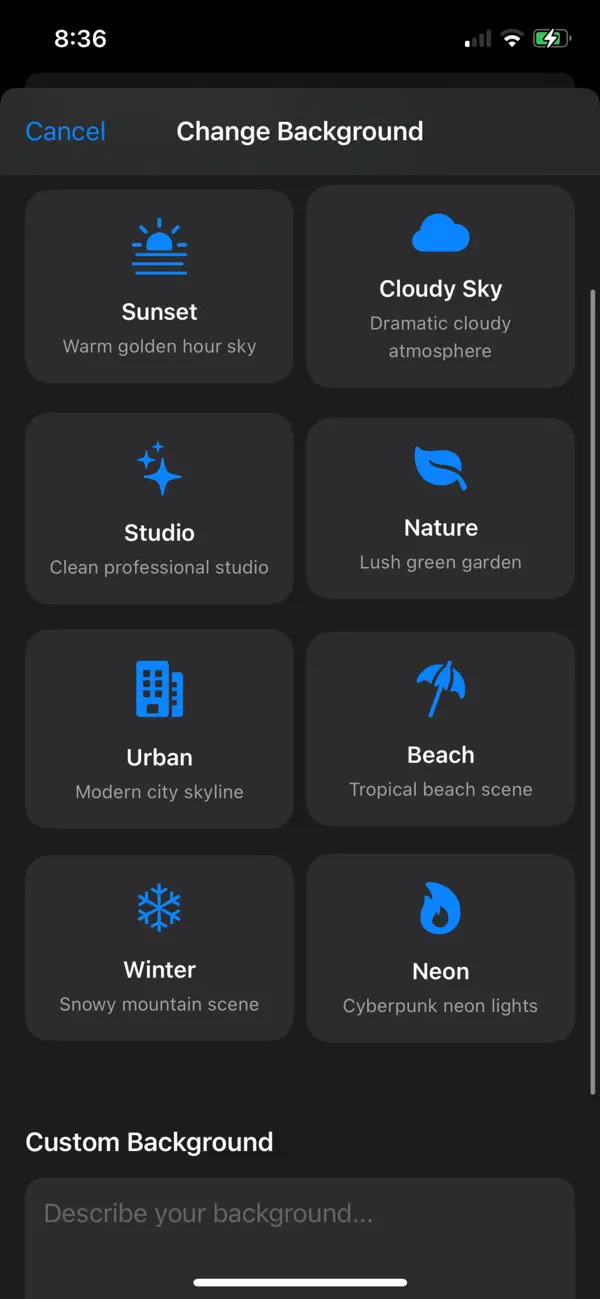 Screenshot #2 pour AI Photo Studio Background