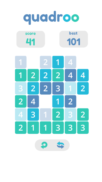 quadroo! iPhone screenshot 1 - Games app