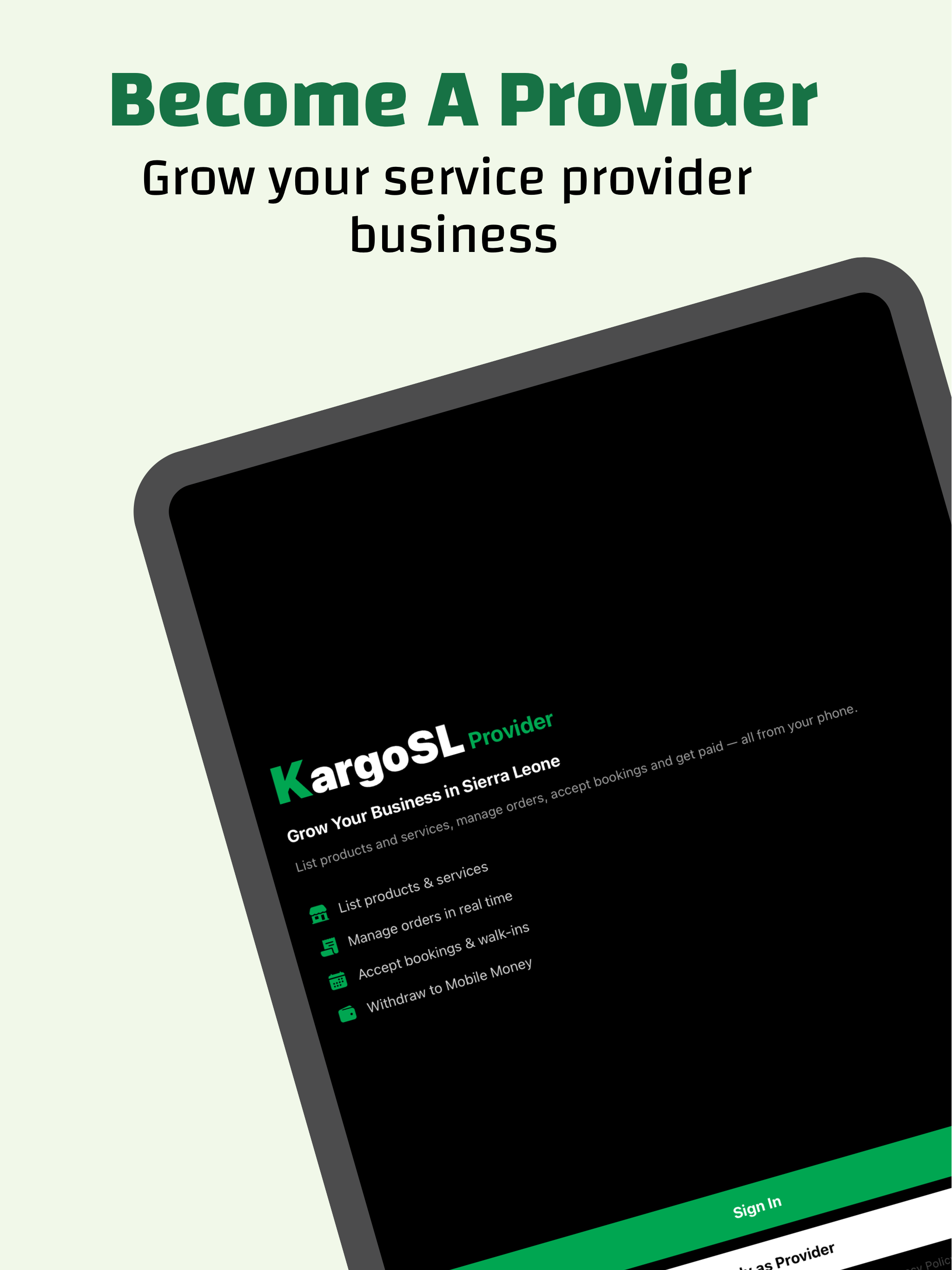 KargoSL Provider screenshot 5