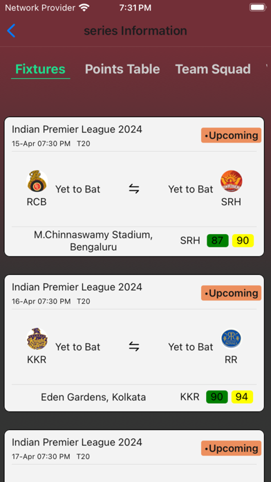 Notout Cricket Line Screenshot