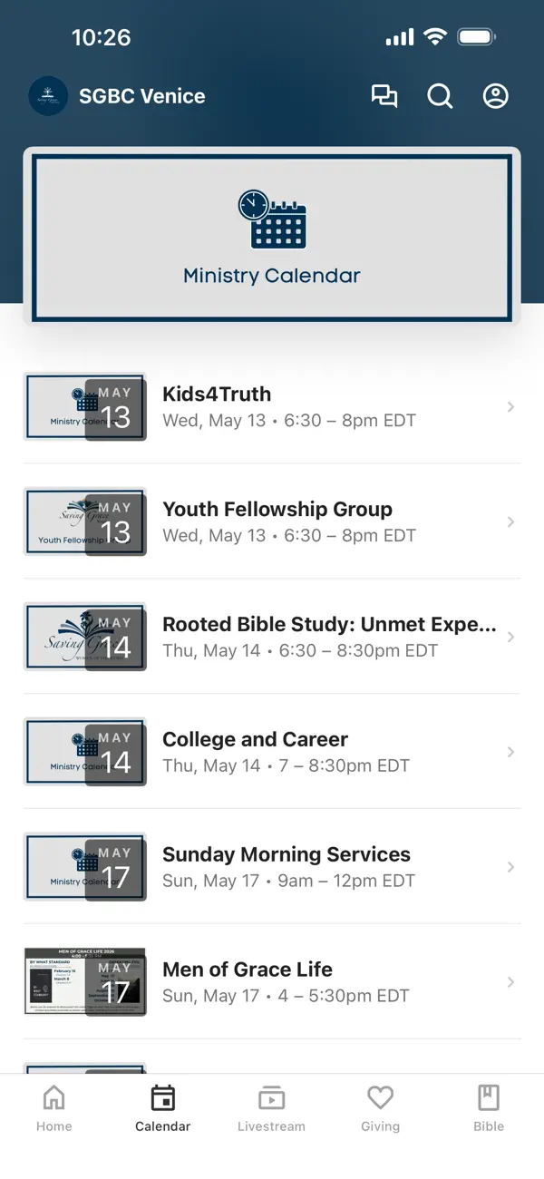 Screenshot #2 pour Saving Grace Bible Church