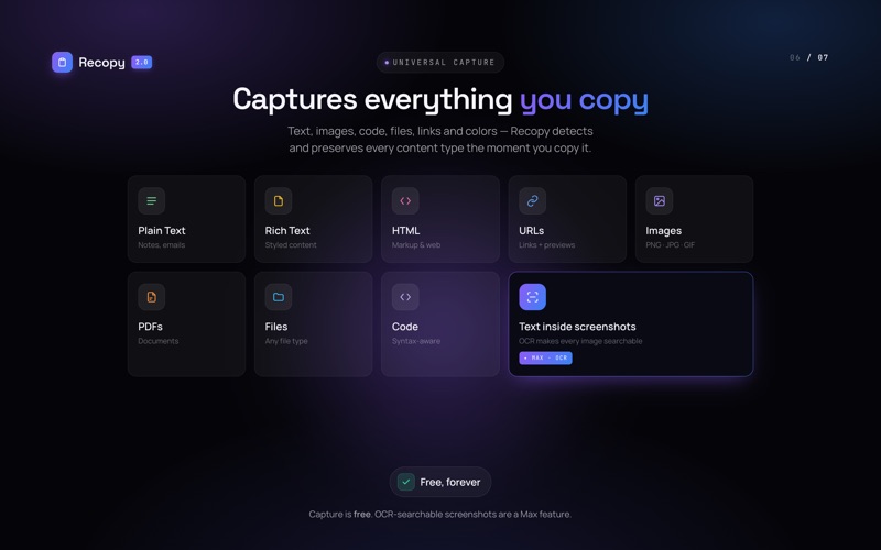 Recopy - Smart Clipboard screenshot
