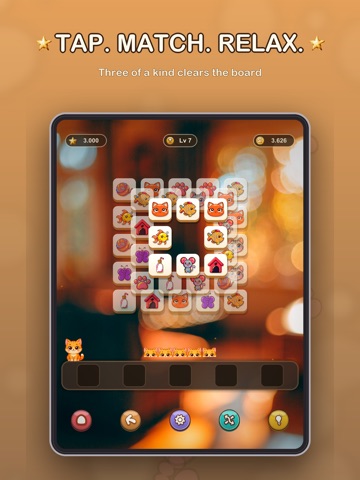 PurrBuddy: Cat Tile Match iPad screenshot