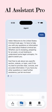 United States Criminal Code iPhone screenshot