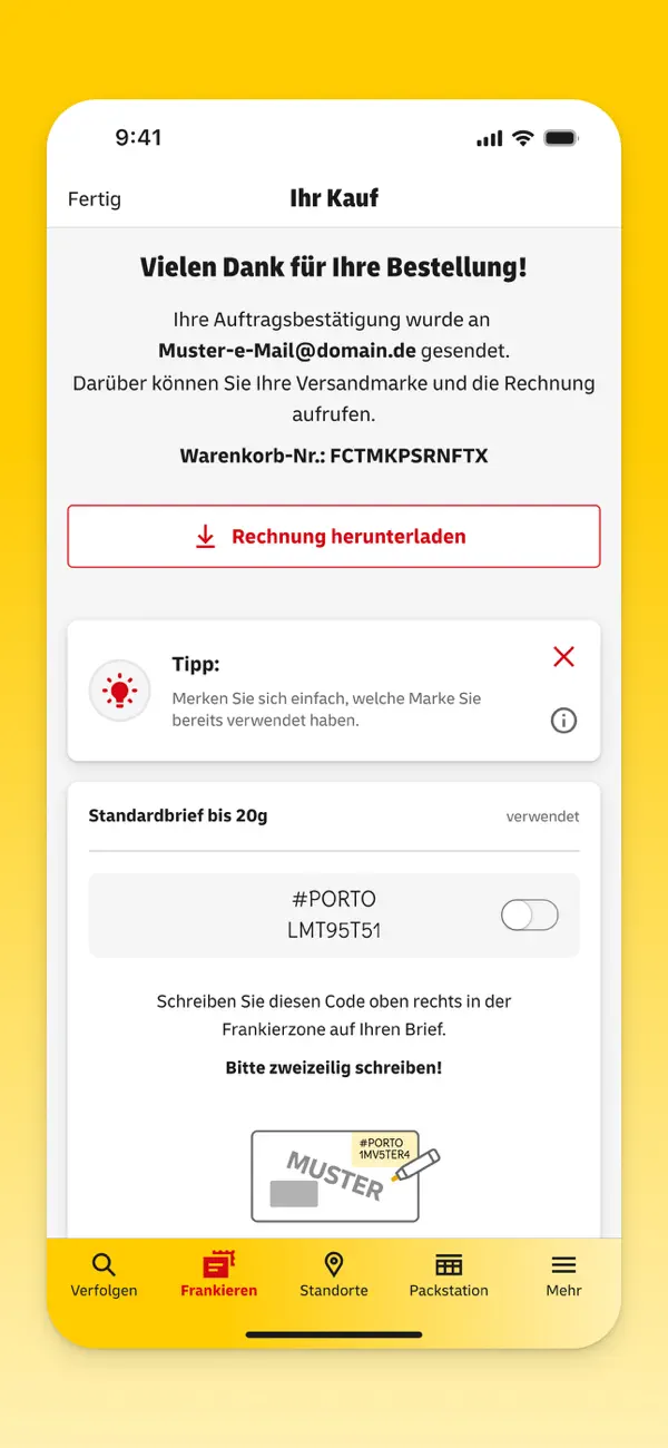 Post & DHL Screenshot 5