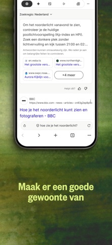 Ecosia: Zoek en plant bomen iPhone screenshot 6
