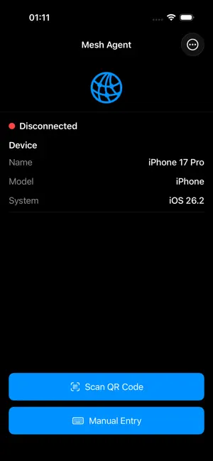 Mesh Agent iPhone screenshot 1