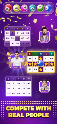 Live Q Bingo Real Host+Tumbler iPhone screenshot