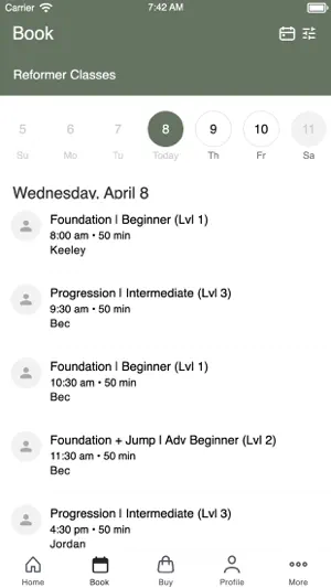 Return Pilates screenshot 2