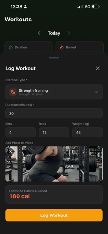 MyFitJourney Global screenshot