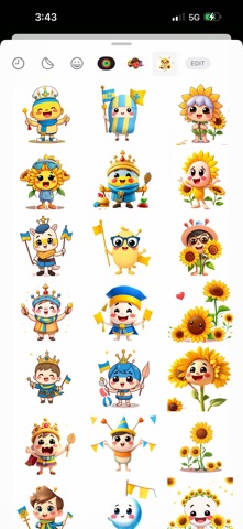 Ukraine Independence Stickers screenshot