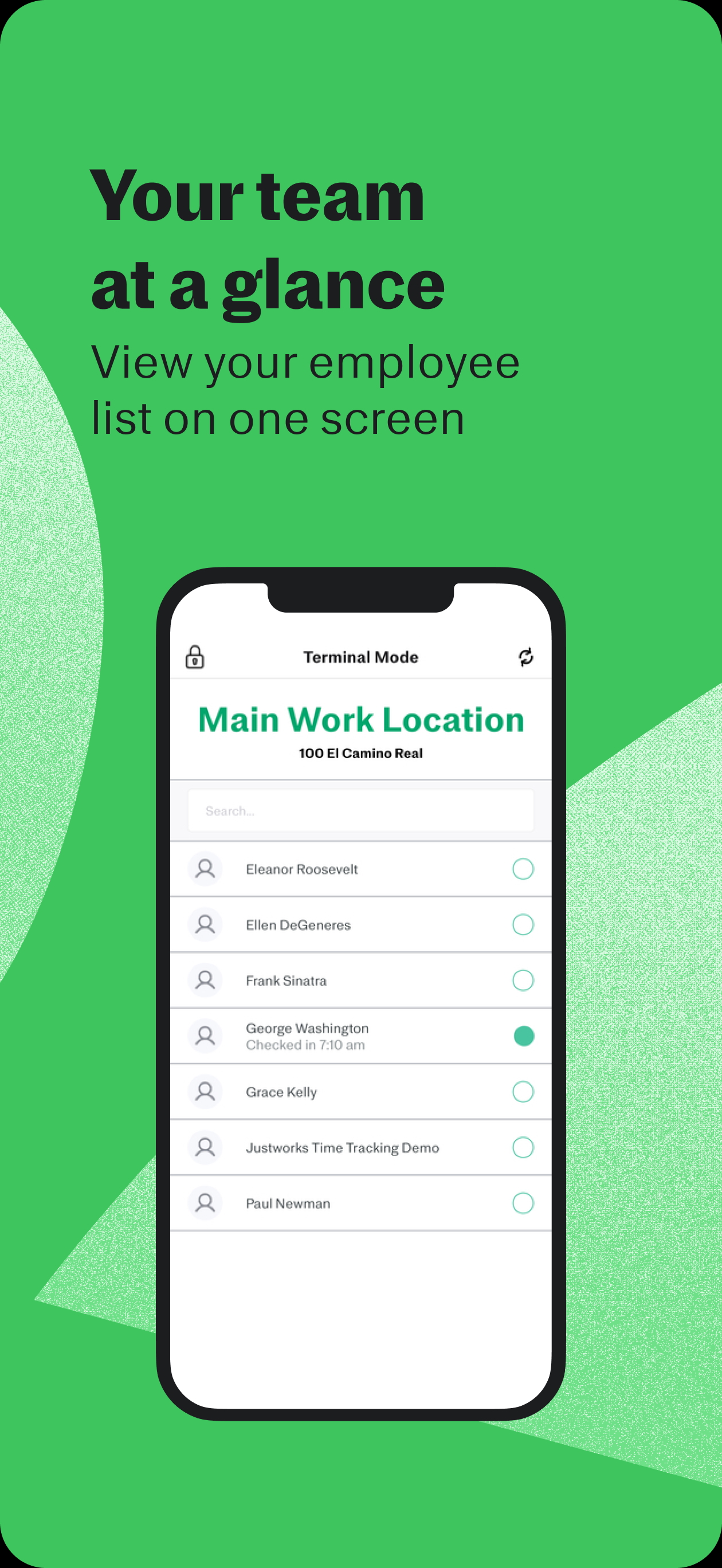 Justworks Terminal screenshot 5