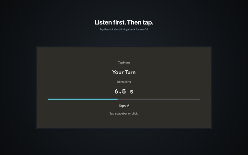 TapHero BPM screenshot 2