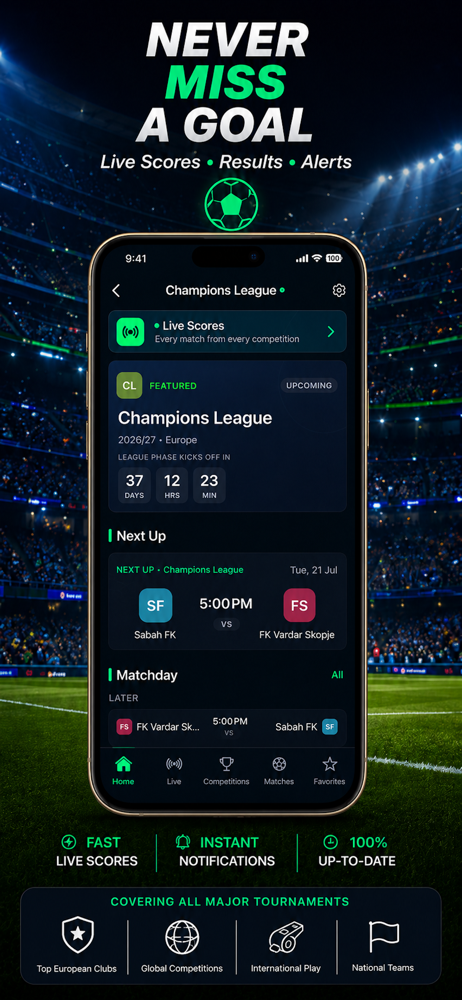 Champions League Live Scores screenshot 2