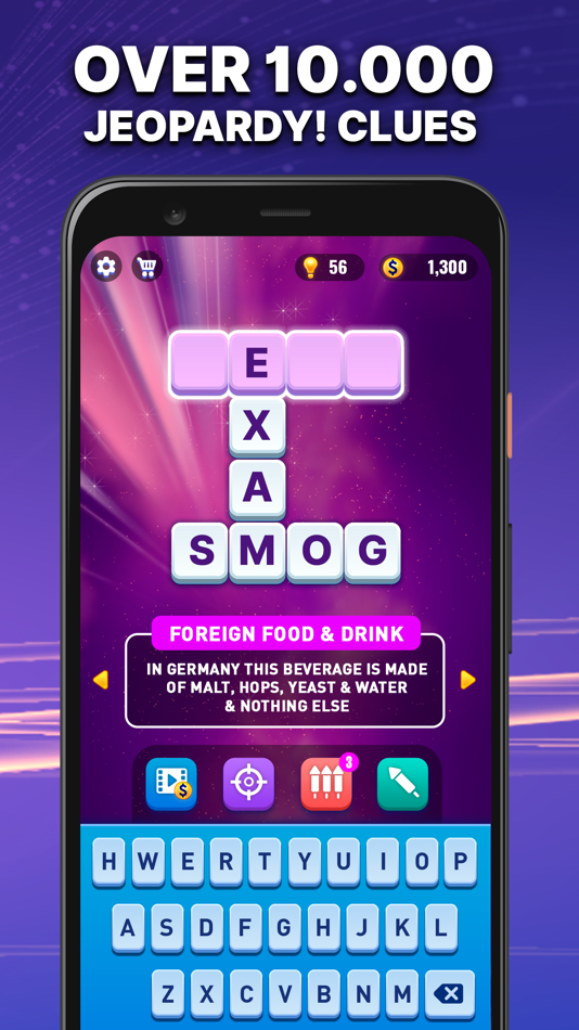 #5. Jeopardy! Words: TV Trivia (iOS) Podle: Virtual Play Games, Inc.